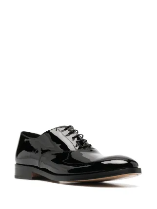 shiny lace-up oxford shoes展示图