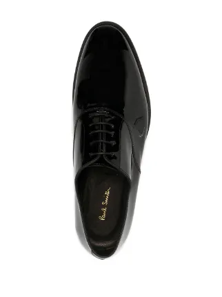 shiny lace-up oxford shoes展示图