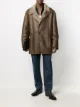 Image 2 of A.N.G.E.L.O. Vintage Cult 1980s shearling-lined single-breasted coat