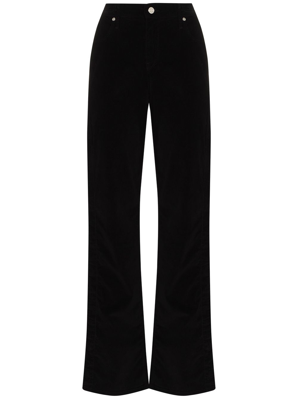 RTA high-rise straight-leg jeans – Black