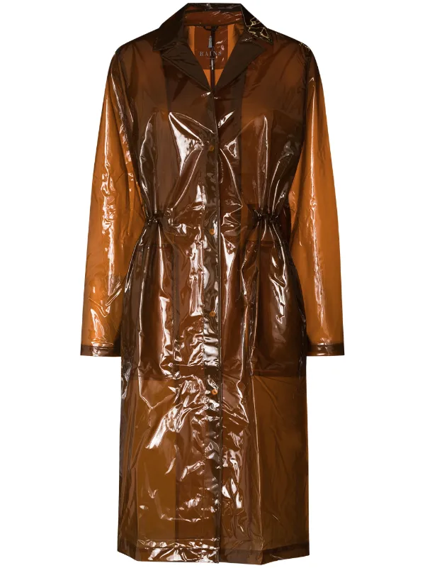 transparent string overcoat