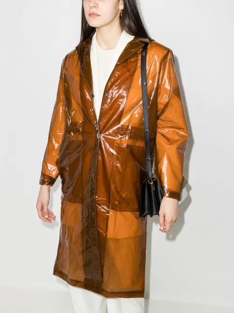 Shop Rains Transparent String overcoat 