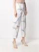 Stella McCartney marble-effect balloon-leg jeans