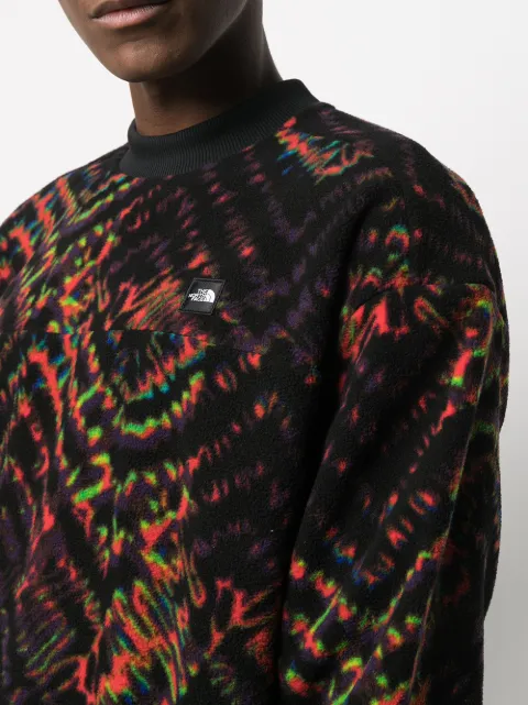 tie dye north face hoodie