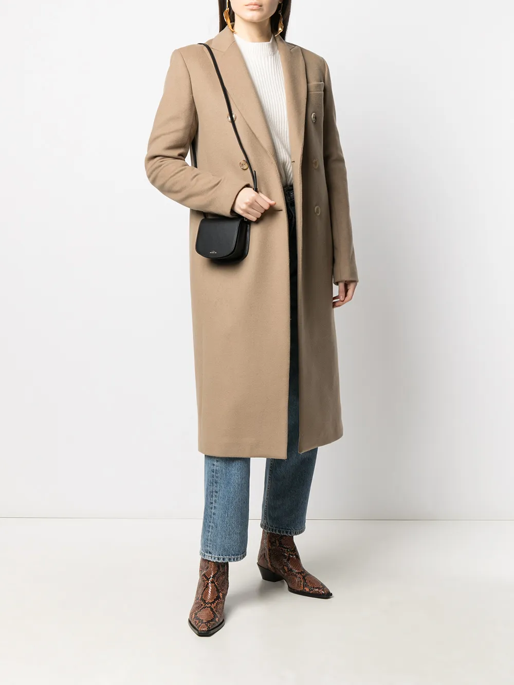 A.P.C. Leather foldover crossbody Bag Farfetch