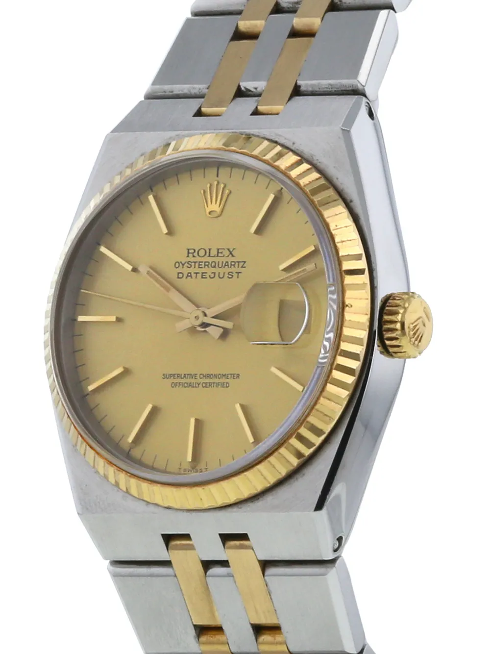 фото Rolex наручные часы oysterquartz datejust pre-owned 36 мм 1984-го года