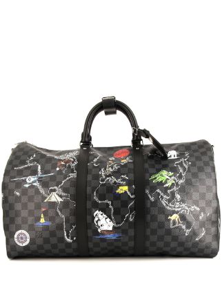 Louis Vuitton pre-owned Keepall 50 Bandouliere Holdall Bag - Farfetch