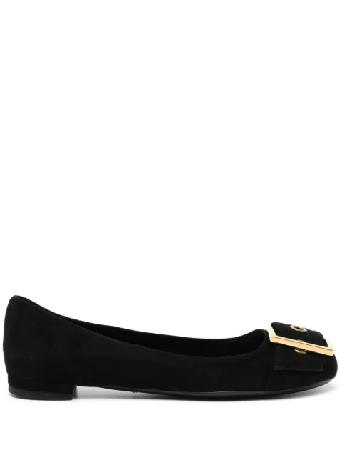 Gucci buckle ballet flats
