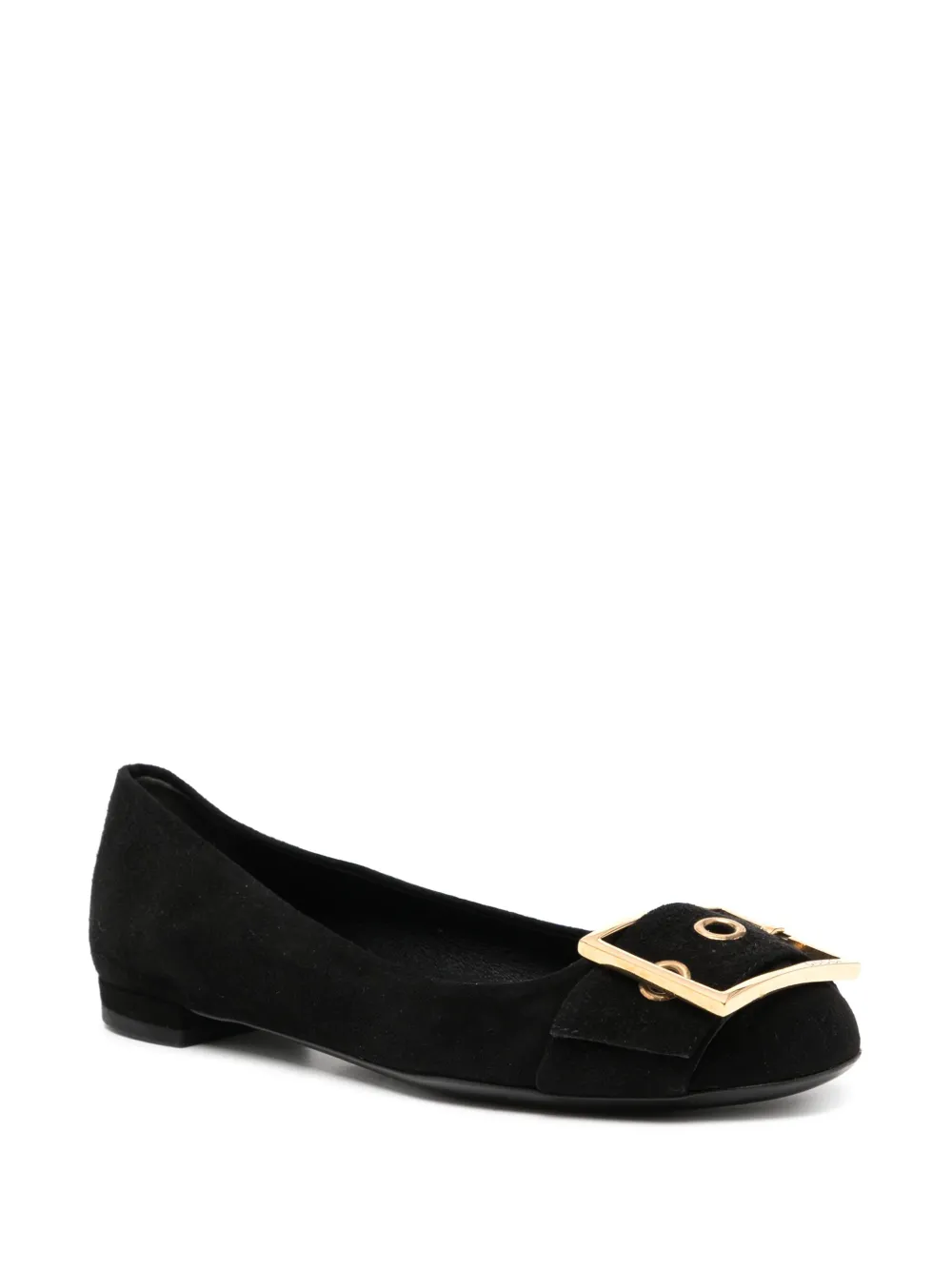 Gucci Ballerina's met gesp - Zwart