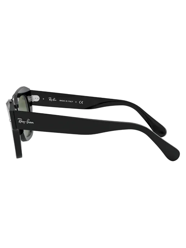 Ray-Ban State Street square-frame Sunglasses | Black | FARFETCH display picture 2