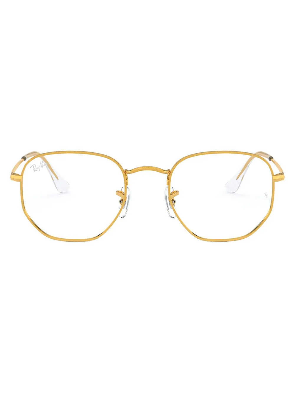 Ray-Ban round-frame glasses | Gold | Image 1