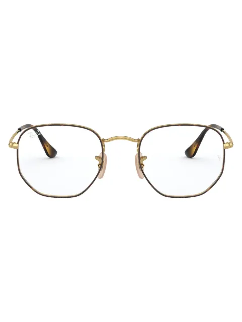Ray-Ban hexagonal-frame glasses