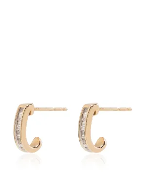 Orecchino Heirloom J in oro 14kt con diamante Farfetch Donna Accessori Gioielli Orecchini 