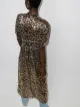 Paco Rabanne leopard print V-neck midi dress