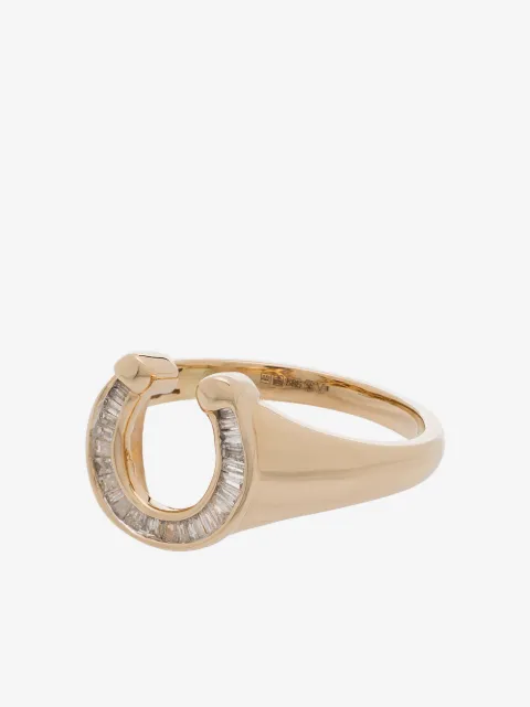 Adina Reyter 14kt yellow gold diamond stackable ring
