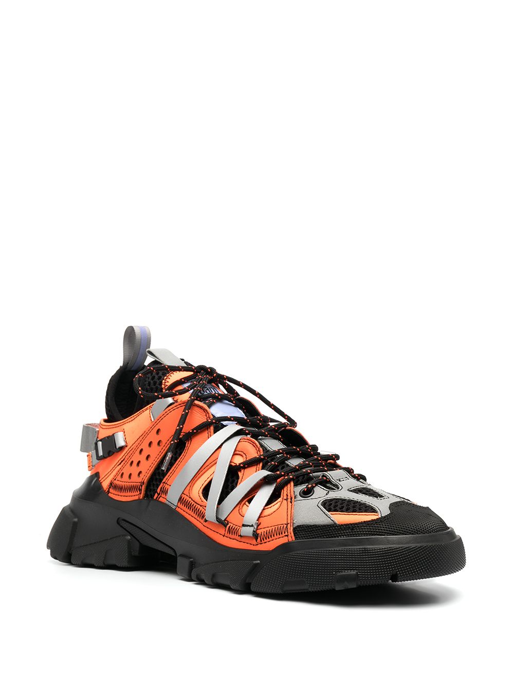 фото Mcq swallow reflective strap runner sneakers