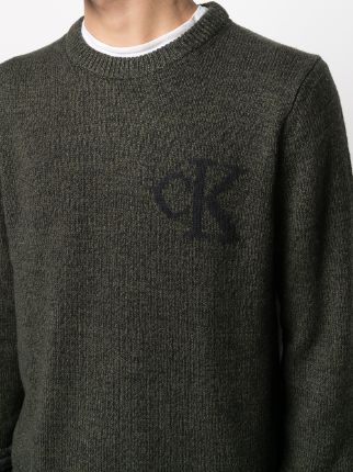 logo intarsia jumper展示图