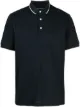 Image 1 of Emporio Armani textured knit polo shirt
