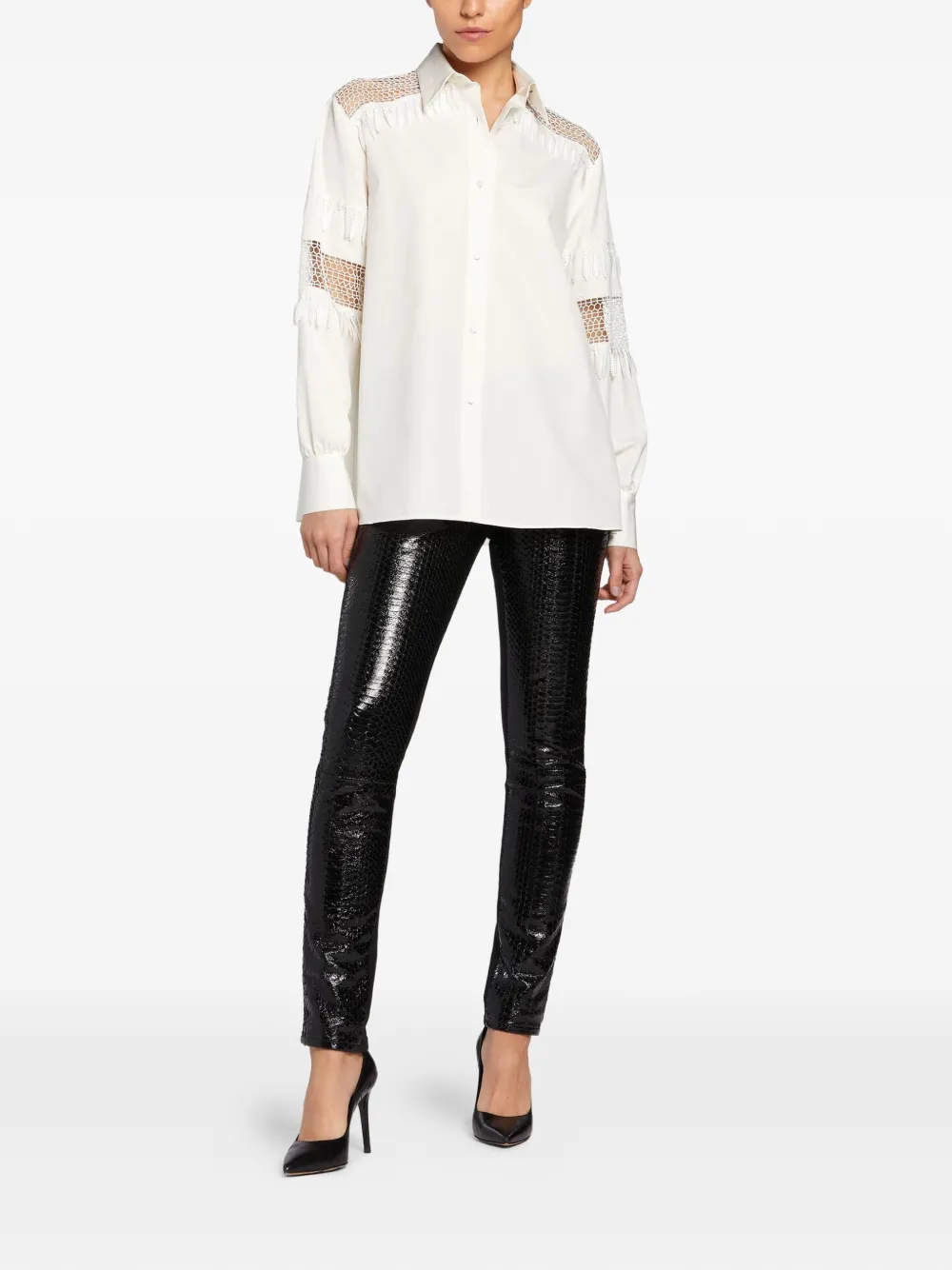  Roberto Cavalli Trousers - Negro 