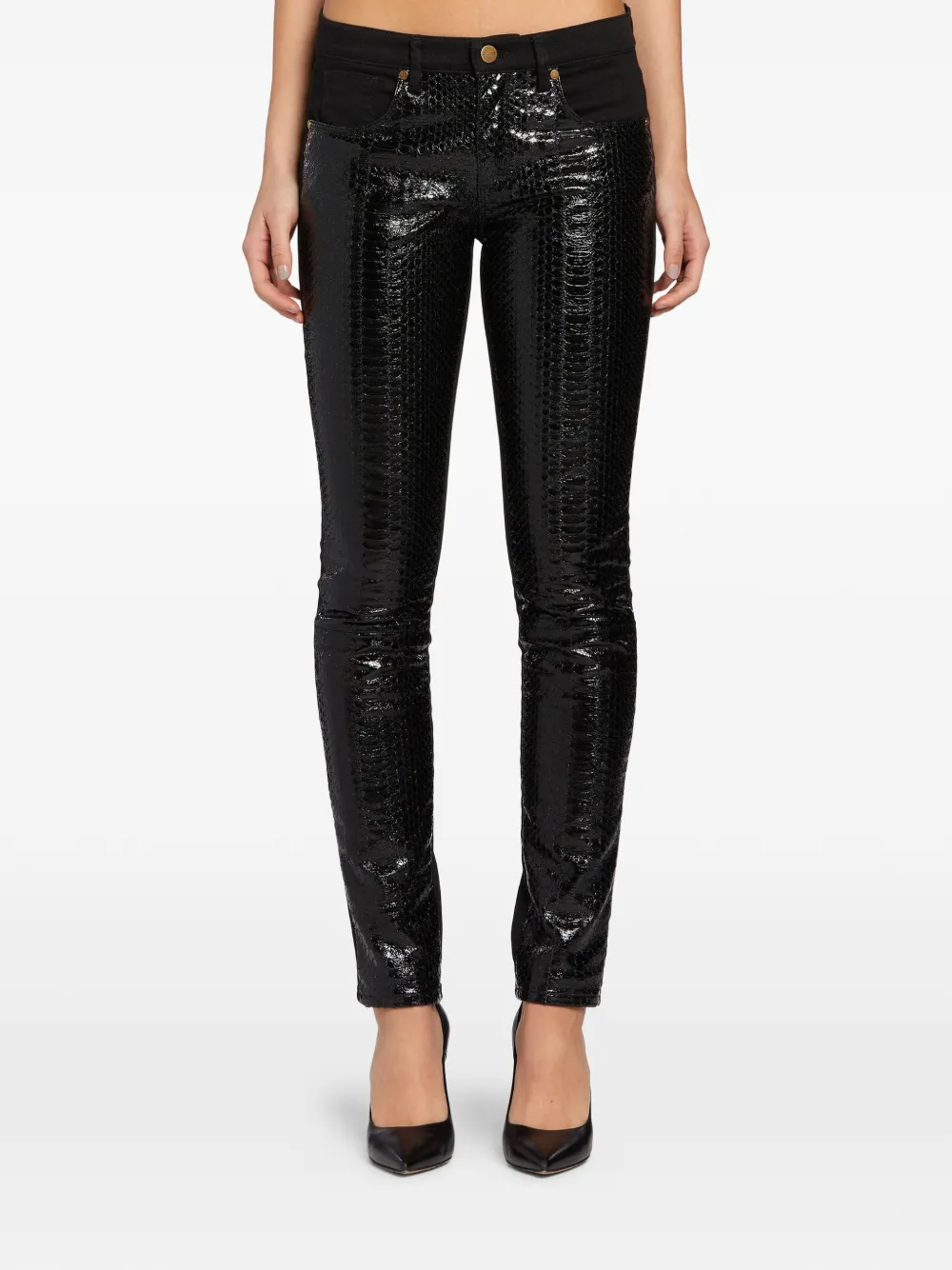  Roberto Cavalli Trousers - Negro 