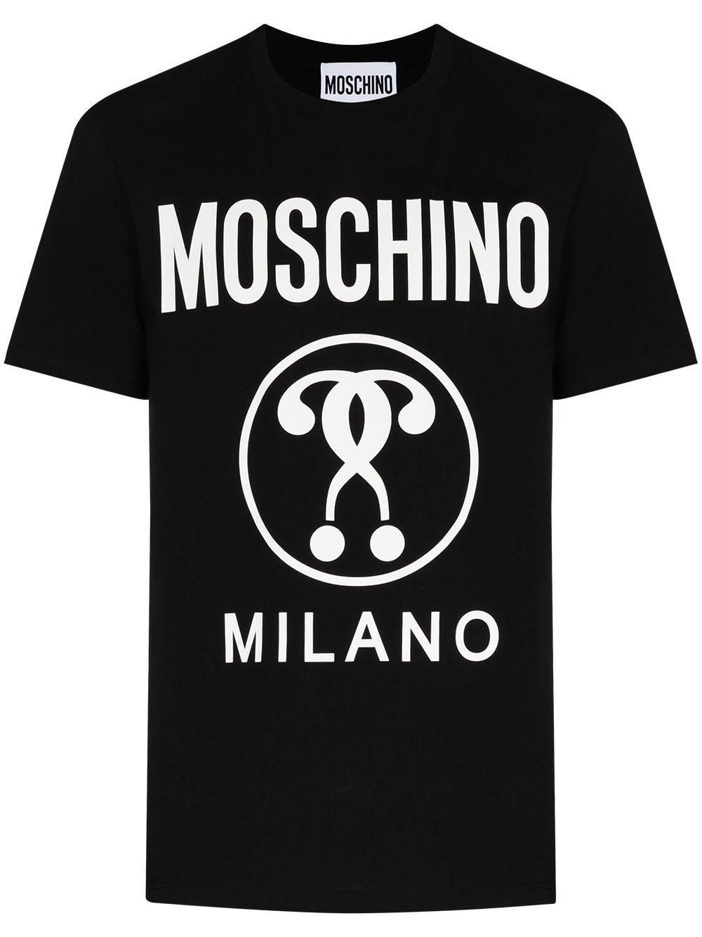 фото Moschino футболка double question mark