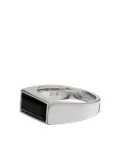 Tom Wood Peaky onyx 925 ring - Silver