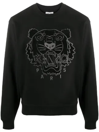 all black kenzo sweatshirt