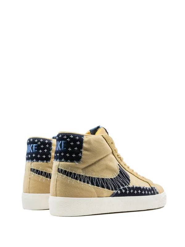 nike sb zoom blazer mid sashiko sesame