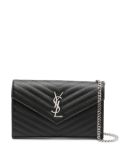 Saint Laurent Cassandre clutch bag - Black