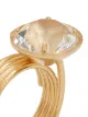 JW Anderson crystal charm ring