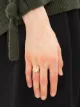 Image 2 of JW Anderson crystal charm ring