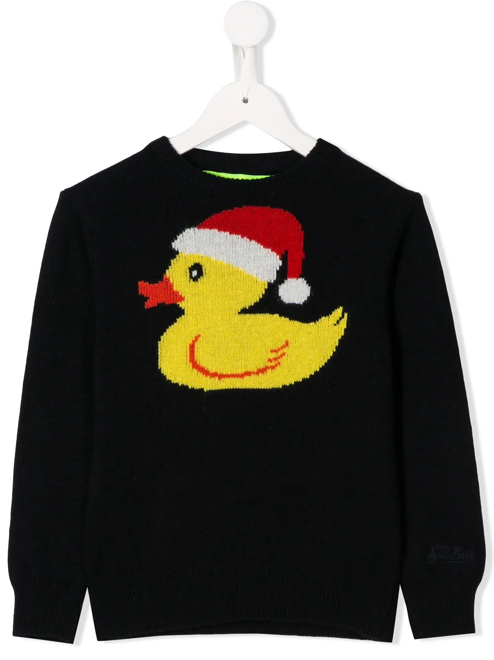 

MC2 Saint Barth Kids TEEN Christmas ducky jumper - Blue