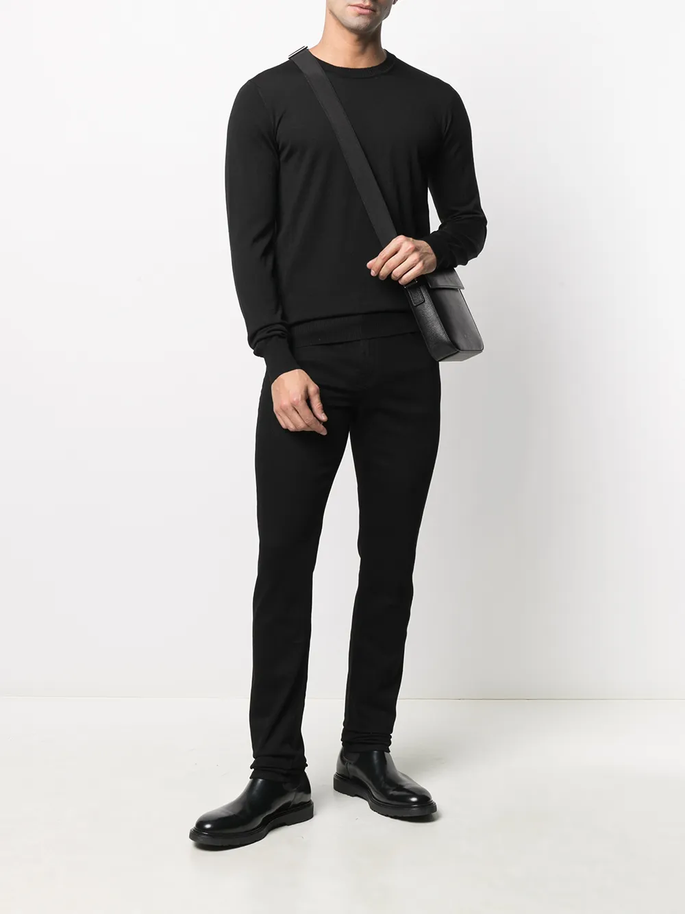 emporioarmani Emporio Armani Wollen trui - Zwart