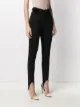 Self-Portrait buckle-fastening skinny-fit trousers
