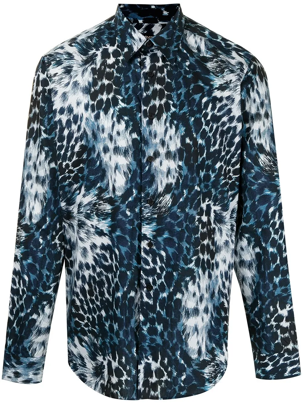 

Roberto Cavalli camisa de seda estampada - Azul