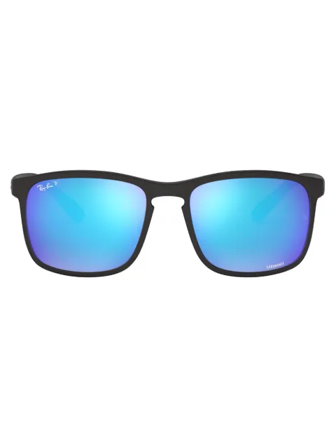 Ray-Ban Eckige Chromance Sonnenbrille