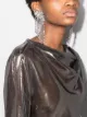 Image 2 of Alessandra Rich crystal-cascade drop earrings