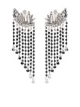 Alessandra Rich crystal-cascade drop earrings
