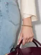 Image 2 of Adina Reyter 14kt yellow gold diamond-cut chunky-chain bracelet