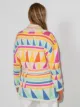 Mira Mikati cárdigan tejido en intarsia