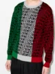 Image 2 of Moschino Lost & Found tricolour wool jumper