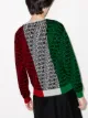 Moschino Lost & Found tricolour wool jumper