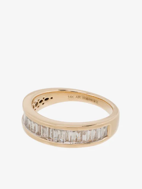 Adina Reyter 14kt yellow gold Heirloom baguette diamond ring