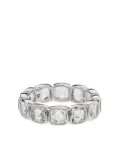 Tom Wood Cushion Band Rock crystal-embellished ring - Silver