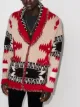 Image 2 of Alanui Regenerated Icon jacquard cardigan