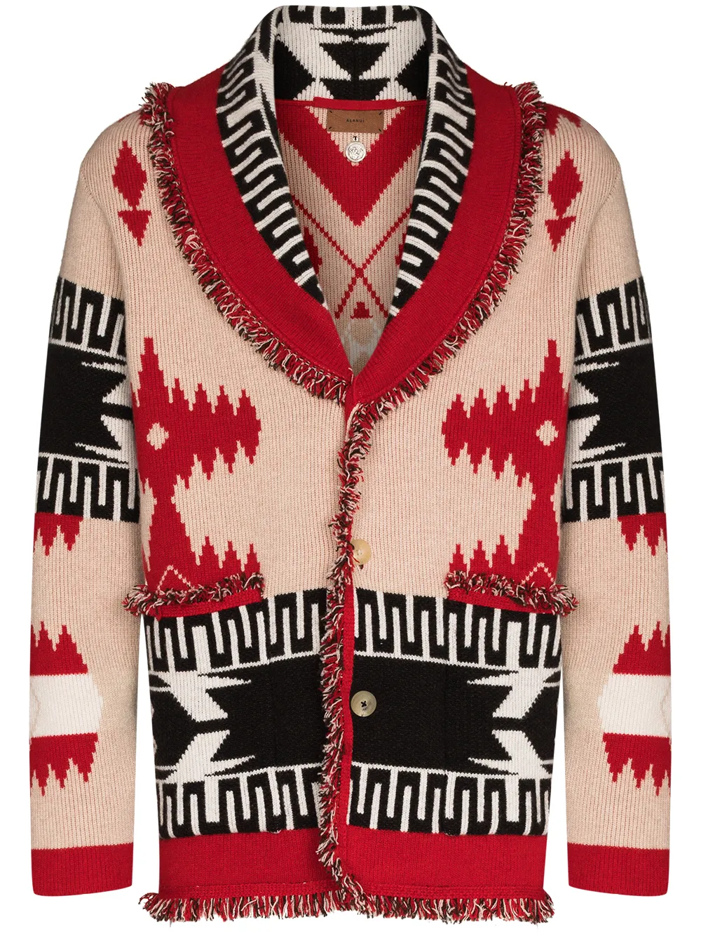 Alanui Regenerated Icon Jacquard Cardigan - Farfetch