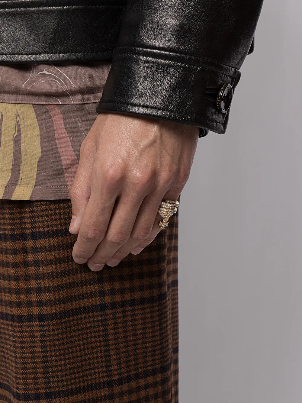 фото Vivienne westwood кольцо с декором orb