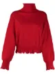 Image 1 of Antonella Rizza distressed turtle-neck jumper