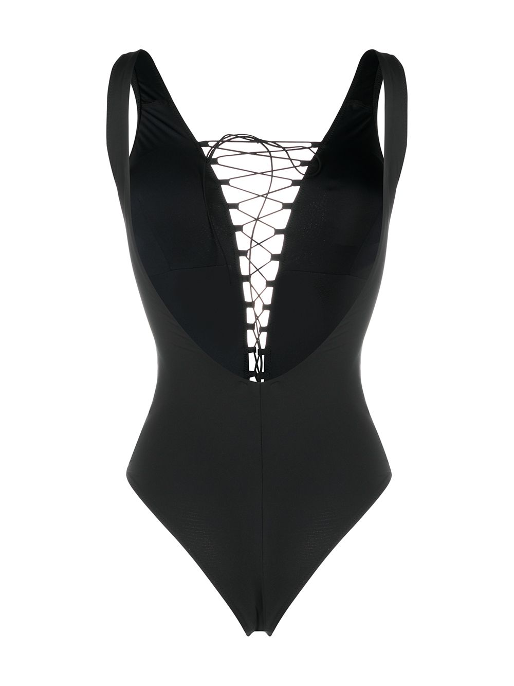 Noire Swimwear Lace-Up one-piece Swimsuit - Farfetch