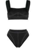 Noire Swimwear bralette two-piece bikini - Black